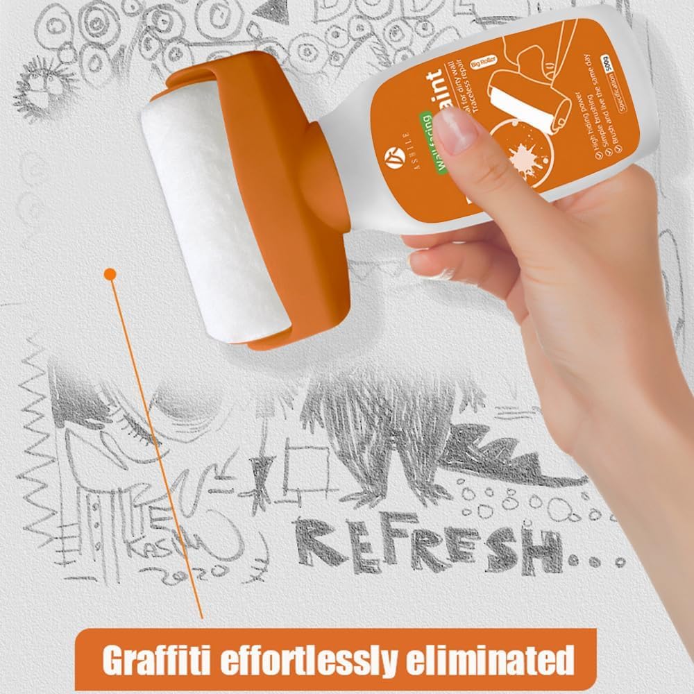 Shinebox™ DIY Wall Repair Roller - White
