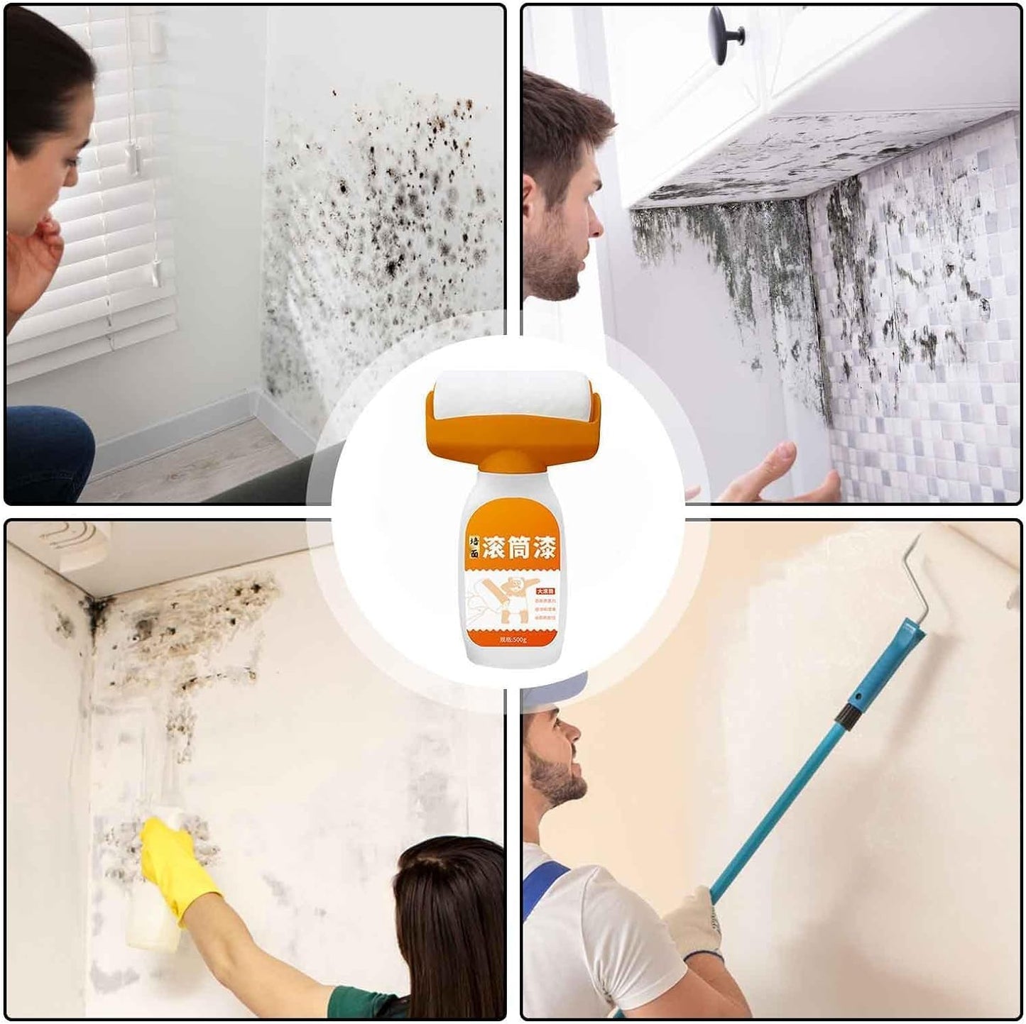 Shinebox™ DIY Wall Repair Roller - White