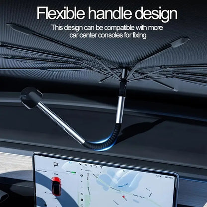 Umbryzo™ VaultShield 360 | Advanced Foldable Windshield Cooling Umbrella