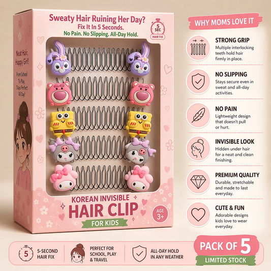 Whimsical Invisible Clips™  for Kids- 🔥 Buy 5 Get 5 FREE – Limited Stock