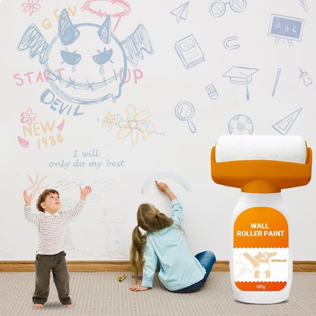 Shinebox™ DIY Wall Repair Roller - White